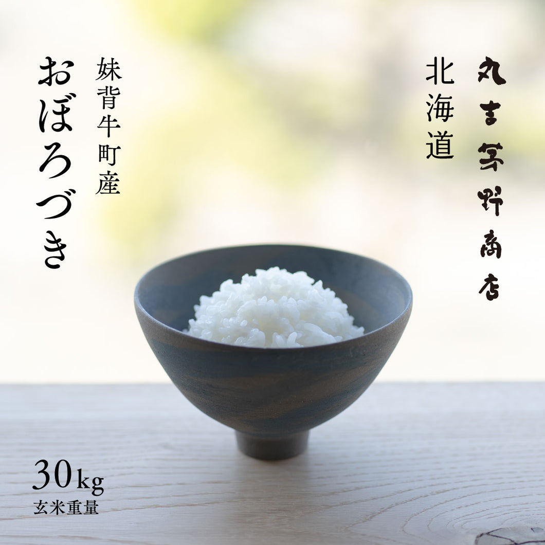 北海道産 おぼろづき 令和7年産 玄米 30kg / 白米 27kg – 丸吉 茅野 